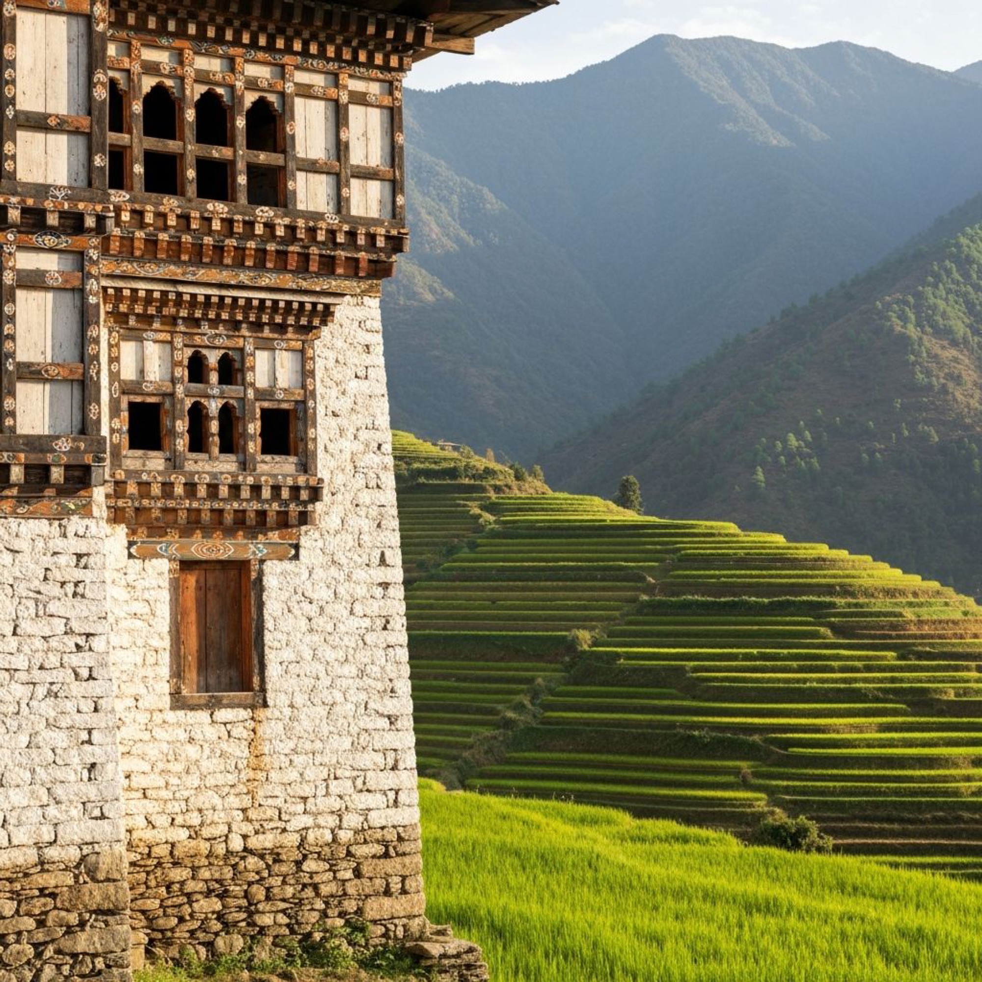 Rice Terraces of Punakha